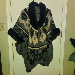 Over coat, shawl